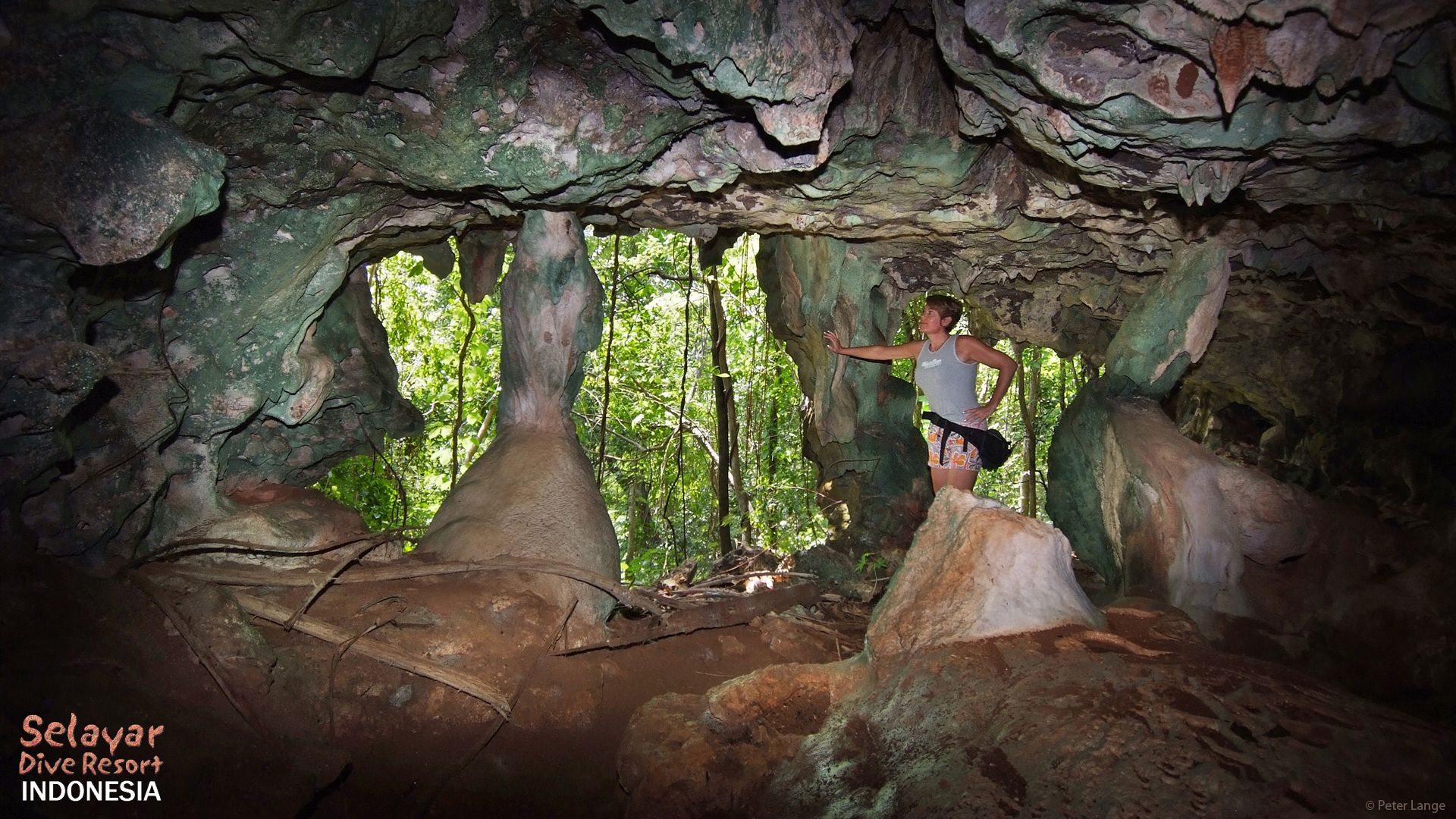 Indonesia Cave and Animals Sulawesi